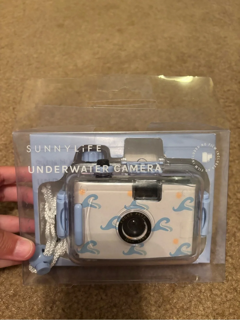 SUNNYLiFE Reusable 35mm Underwater Film Camera Sammy The Seagull Blue Wave NEW